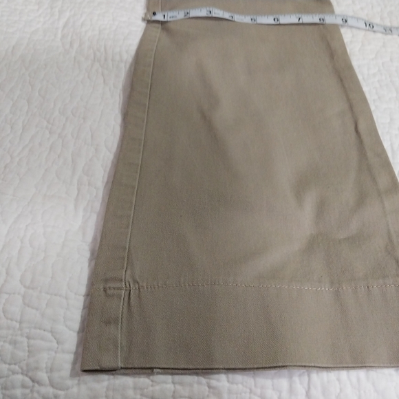 Dickies Juniors Women's Sz.11 Beige Chinos Classic Straight Leg Cotton Blend - Picture 8 of 13